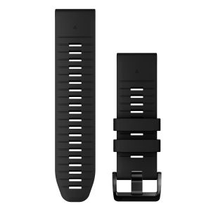 Quickfit Armband 26mm Silikon schwarz