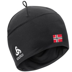 Polyknit Fan Warm Eco Mütze black norwegian flag