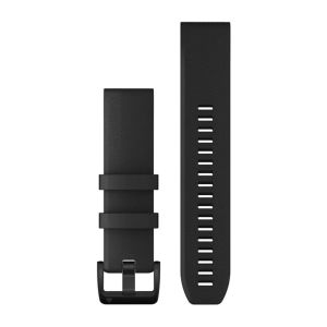 QuickFit-Armband 22mm Silikon Schwarz mit Teilen in Schwarz 