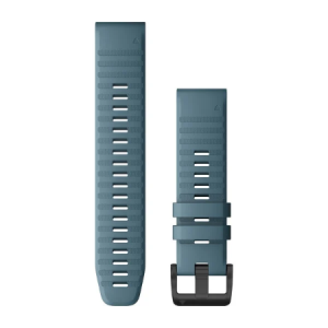 QuickFit-Armband 22mm Silikon-Taubenblau