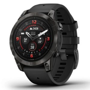 Epix Pro 47mm (Gen 2) Sapphire Edition GPS-Smartwatch schwarz/carbongrau