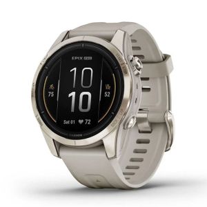 Epix Pro 42mm (Gen 2) Sapphire Edition GPS-Smartwatch beige/softgold